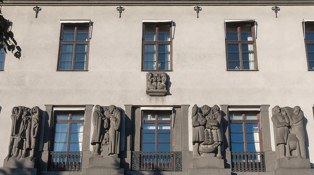 Het hoofdkantoor van SEB aan de Kungsträdgårdsgatan 8 in het centrum van Stockholm.