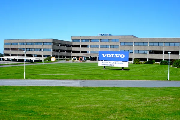 Het hoofdkantoor van Volvo Car Corporation in Torslanda, Göteborg.